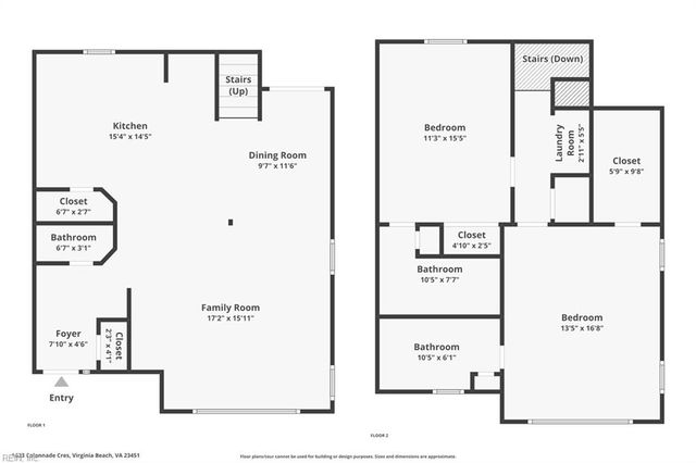 1623 Colonnade CRES, Virginia Beach, VA 23451