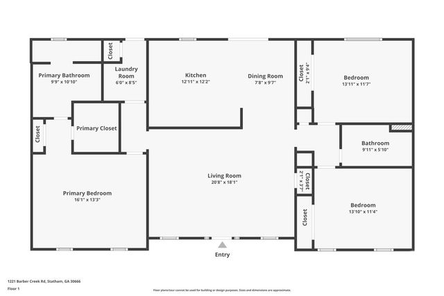 1221 Barber Creek Road, Statham, GA 30666