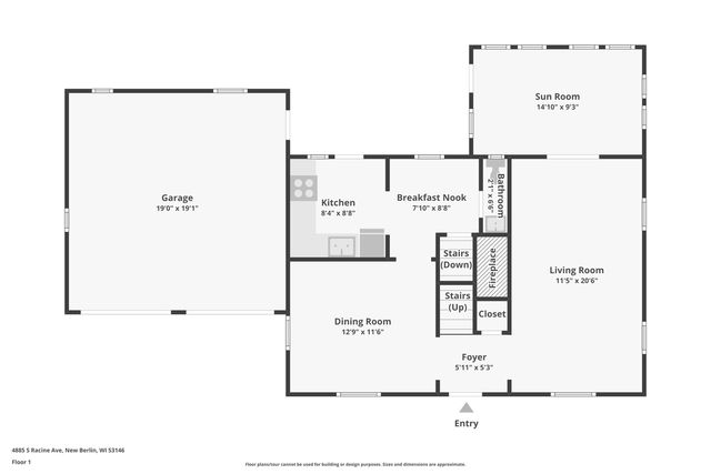 4885 S Racine AVENUE, New Berlin, WI 53146