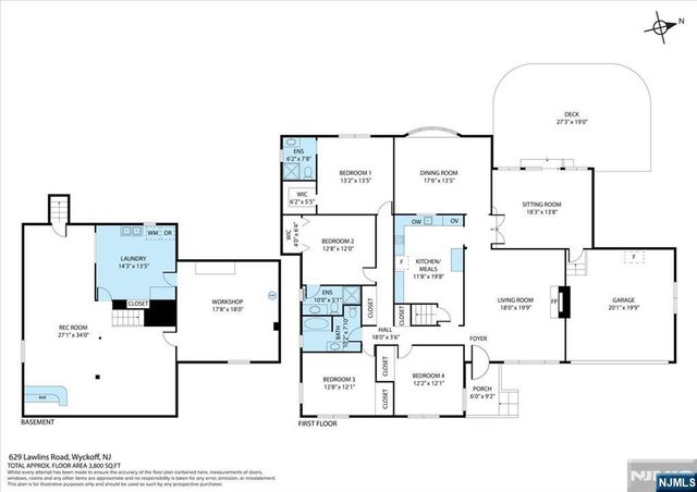 629 Lawlins Road, Wyckoff, NJ 07481