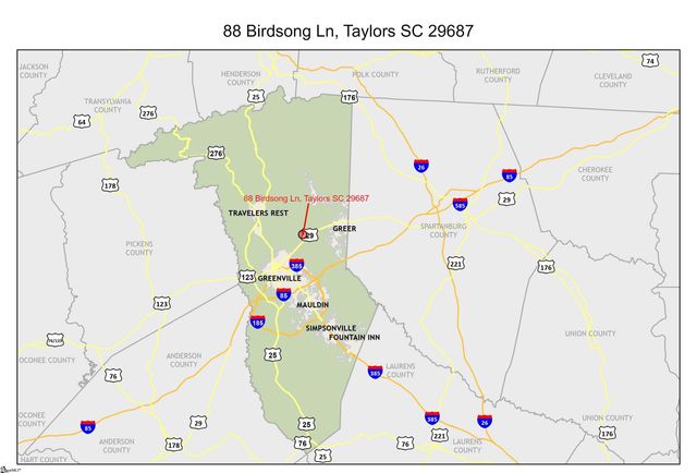 88 Birdsong Lane, Taylors, SC 29687