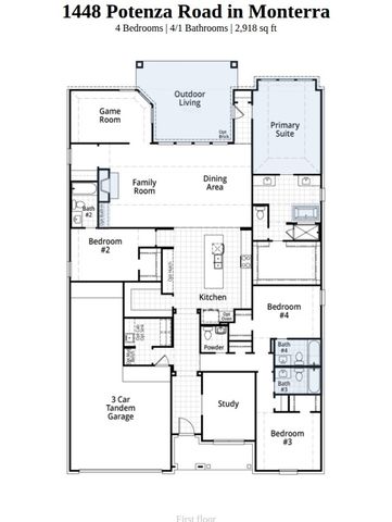 1448 Potenza Road, Fate, TX 75087