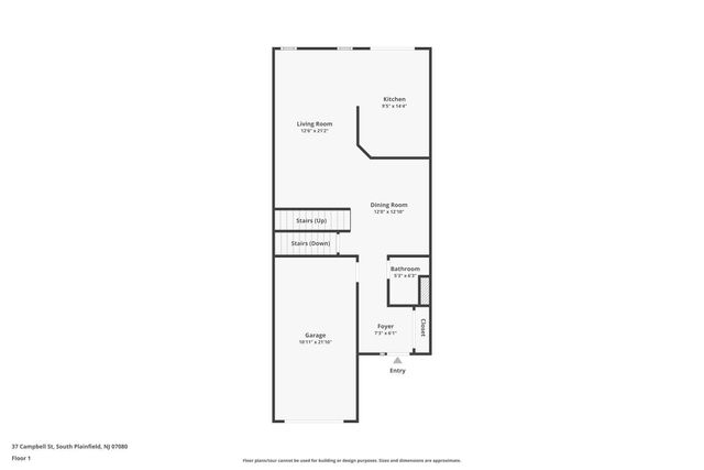 37 Campbell Street, South Plainfield, NJ 07080