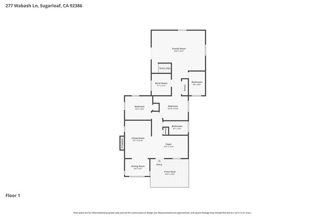 277 Wabash, Sugarloaf, CA 92386