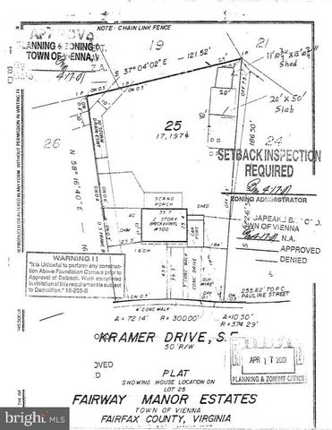 500 KRAMER DR SE, Vienna, VA 22180