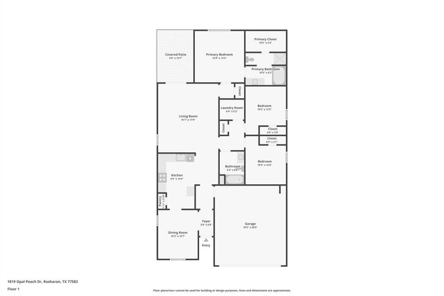 1819 Opal Peach Drive, Rosharon, TX 77583