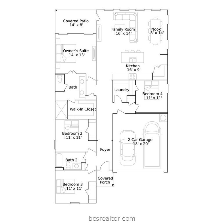 1816 Taggart Trail, Bryan, TX 77807 — photo 2