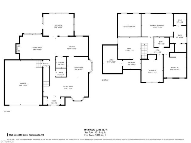 1125 Birch Hill Drive, Kernersville, NC 27284