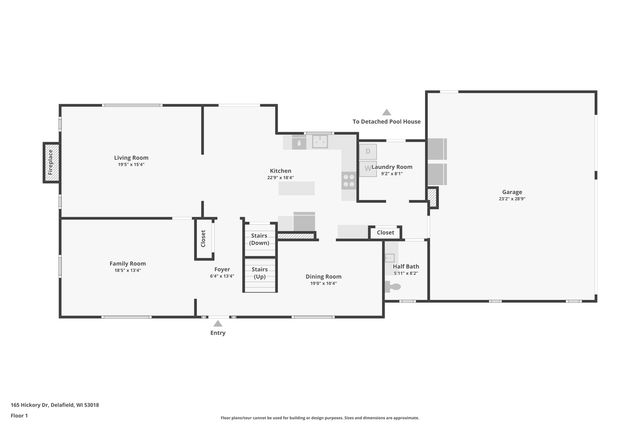 165 Hickory DRIVE, Delafield, WI 53018