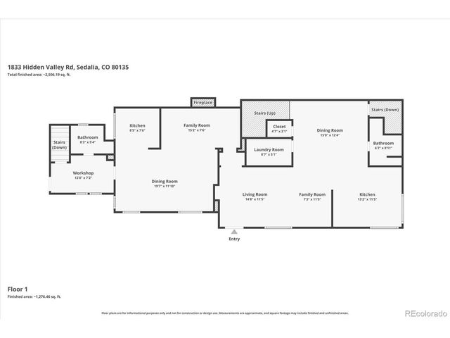 1833 Hidden Valley Rd, Sedalia, CO 80135
