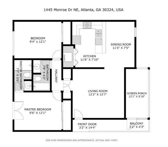 1445 Monroe Drive NE C39, Atlanta, GA 30324