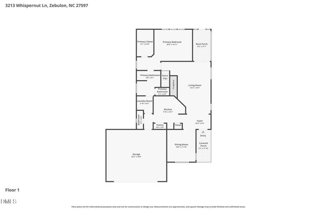3213 Whispernut Lane, Zebulon, NC 27597