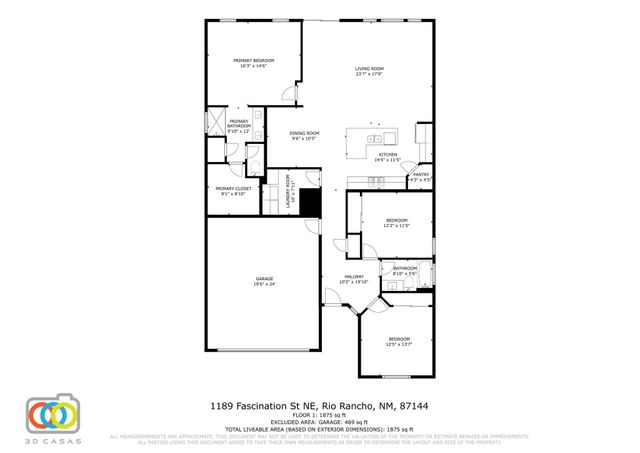 1189 FASCINATION Street NE, Rio Rancho, NM 87144