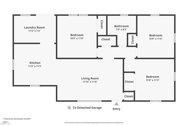 11 Warren DR, Portsmouth, VA 23701