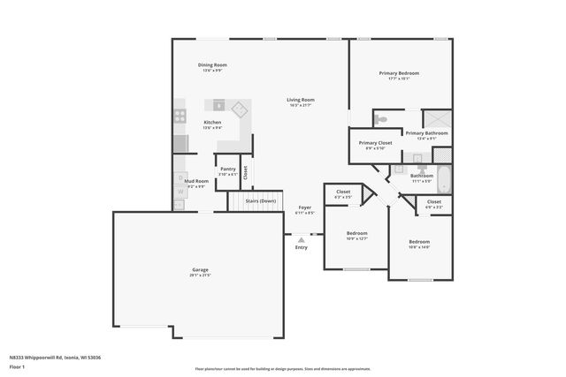 N8333 Whippoorwill ROAD, Ixonia, WI 53036