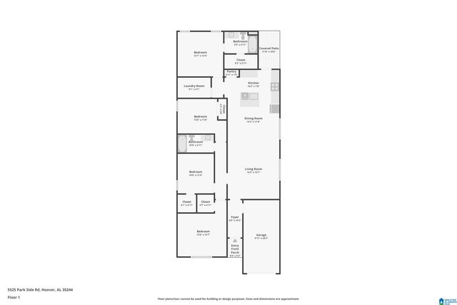 5525 PARK SIDE ROAD, Hoover, AL 35244