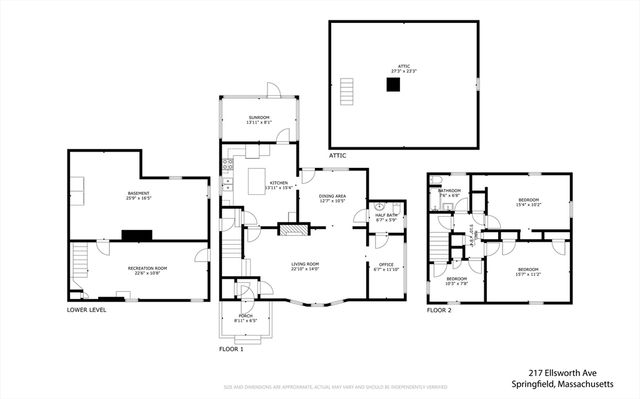 217 Ellsworth Ave, Springfield, MA 01118