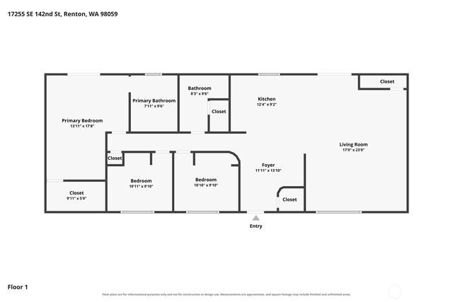 17255 SE 142nd Street, Renton, WA 98059