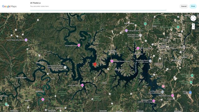 45 Thistle Lane, Kimberling City, MO 65686