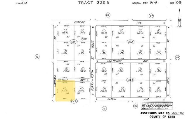 0 Vac Margal Street, Mojave, CA 93501
