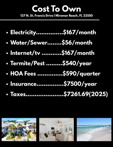 137 St Francis Drive, Miramar Beach, FL 32550