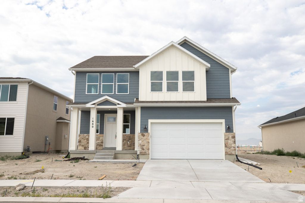 1680 E RAINBOW BRIDGE DRIVE LOT #7058, Eagle Mountain, UT 84005 — exterior