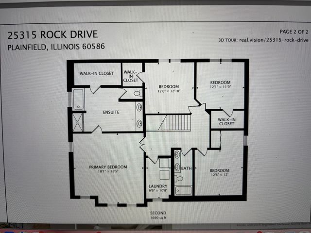 25315 W Rock Drive, Plainfield, IL 60586