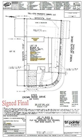 2723 Crown Ridge Drive, Missouri City, TX 77459