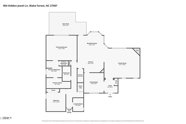 904 Hidden Jewel Lane, Wake Forest, NC 27587