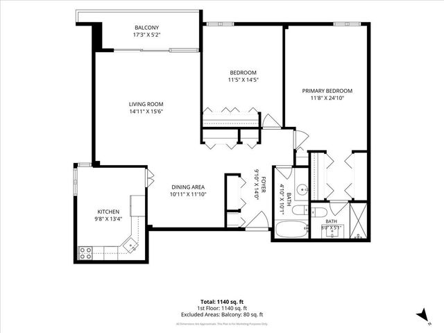 2046 Saint Johns Avenue 3H, Highland Park, IL 60035