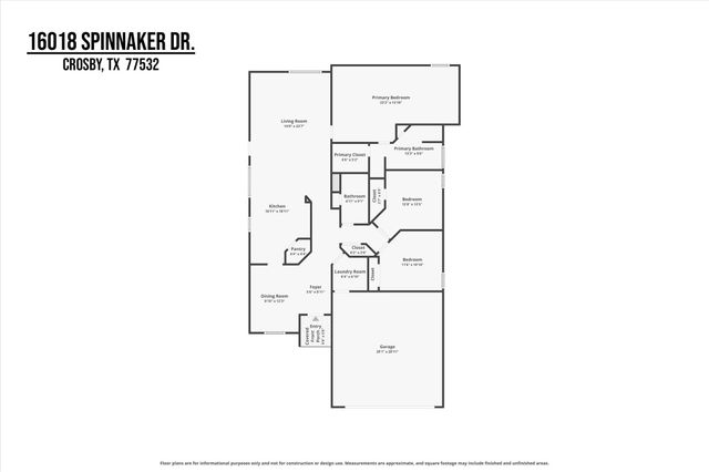 16018 Spinnaker Drive, Crosby, TX 77532