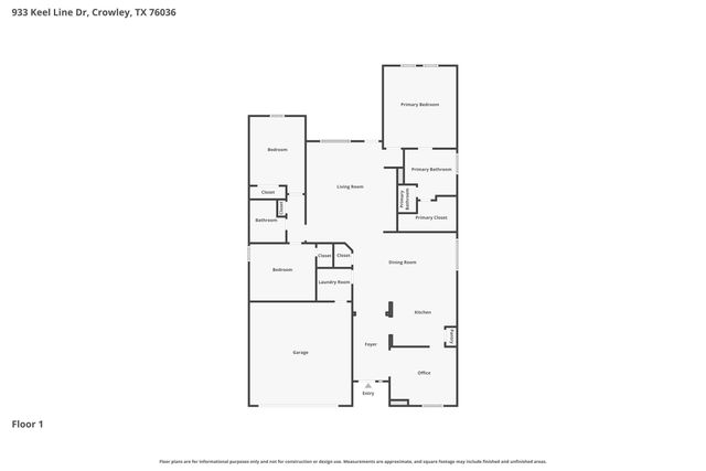 933 Keel Line Drive, Crowley, TX 76036