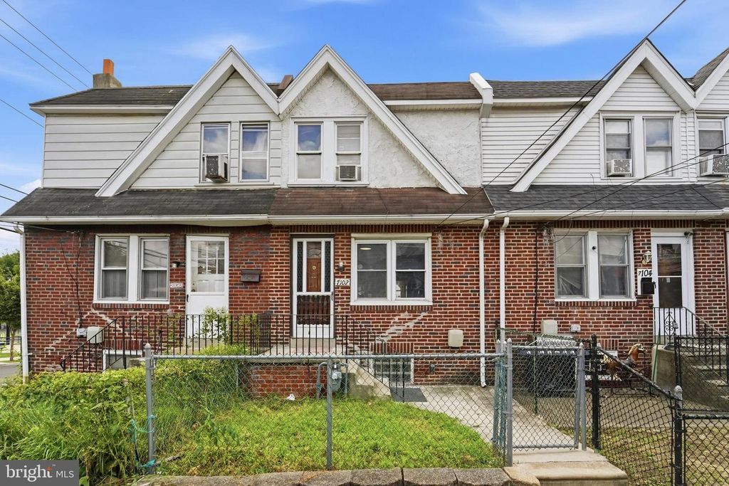 7102 STOCKLEY RD, UPPER DARBY, PA 19082 — exterior