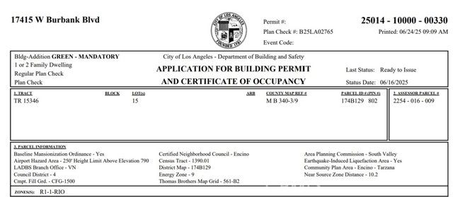 17415 Burbank Drive, Encino (los Angeles), CA 91316