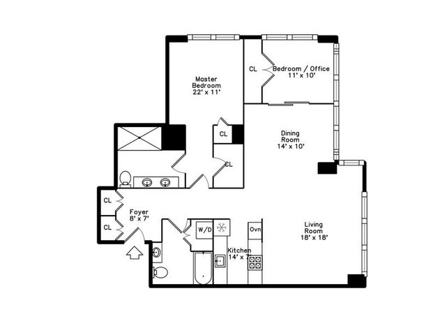 45 Province St 1706, Boston, MA 02108