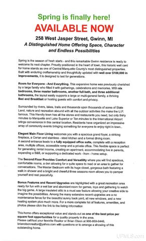 258 W Jasper Street, Gwinn, MI 49841