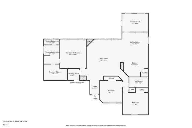 1305 Louise Lane, Ennis, TX 75119