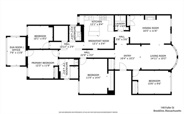 140 Fuller Street 3, Brookline, MA 02446