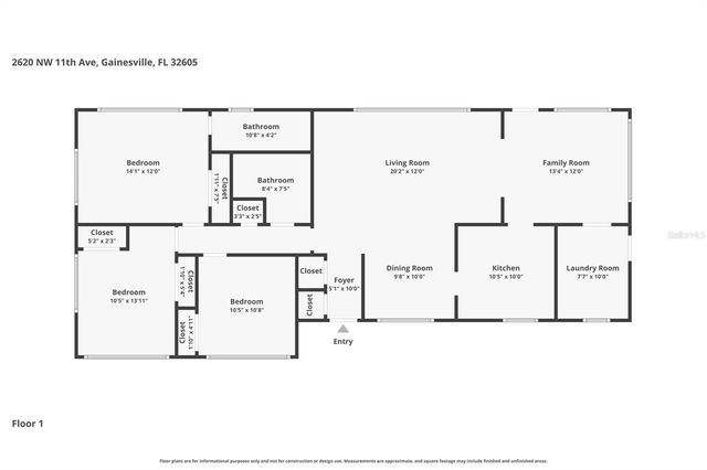 2620 NW 11TH AVENUE, Gainesville, FL 32605