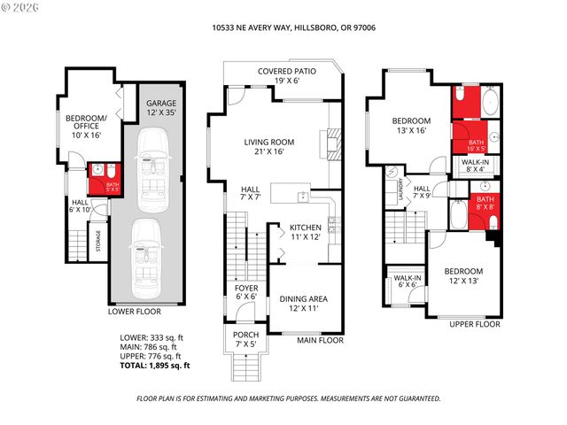 10533 Ne AVERY Way, Hillsboro, OR 97006