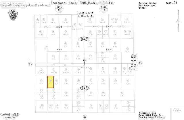 0 Hinkley Ca Close To Wagner Rd., Hinkley, CA 92347