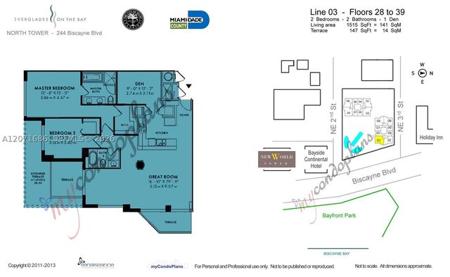 244 Biscayne Blvd 3903, Miami, FL 33132