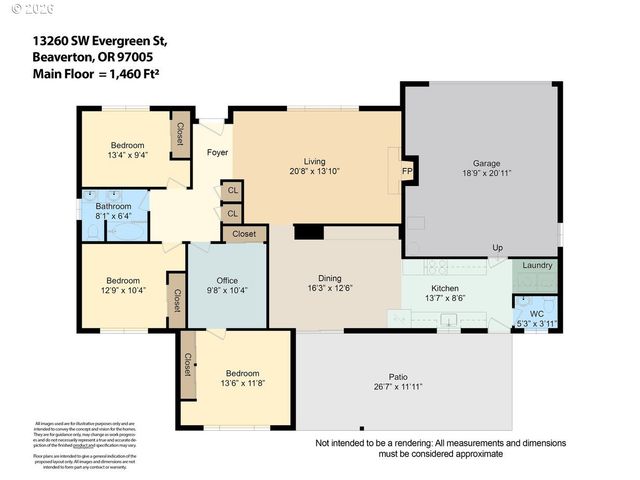 13260 Sw EVERGREEN St, Beaverton, OR 97005