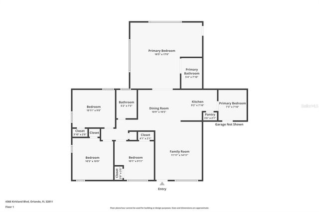 4366 KIRKLAND BOULEVARD, Orlando, FL 32811