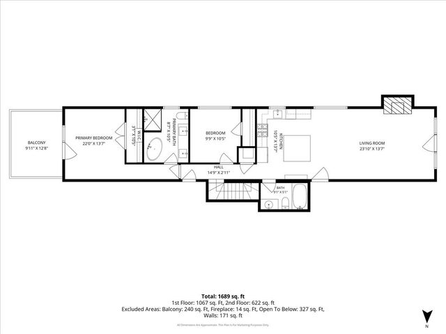 867 N Paulina Street 3S, Chicago, IL 60622