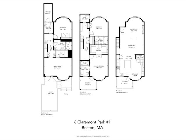 6 Claremont Park 1, Boston, MA 02118