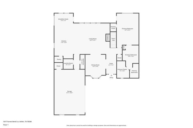 1617 Forest Bend Lane, Keller, TX 76248