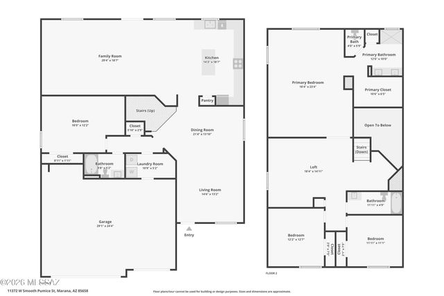 11372 W Smooth Pumice Street, Marana, AZ 85658