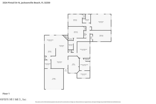 3324 PINTAIL Drive N, Jacksonville Beach, FL 32250