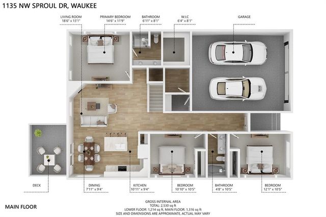 1135 NW Sproul Drive, Waukee, IA 50263